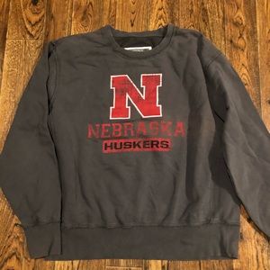 Nebraska Husker Crew Neck Sweatshirt